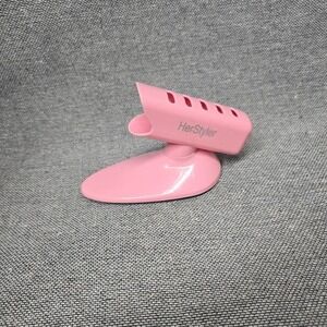 HerStyler Pink Flat Iron Holder Heat Resistant‎ Hair Styling Tool Stand Suction